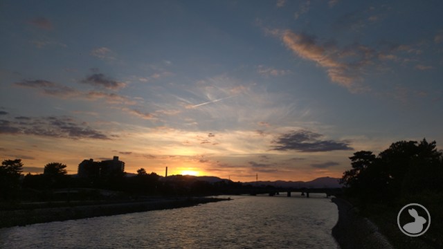 朝霧橋・下流の眺め