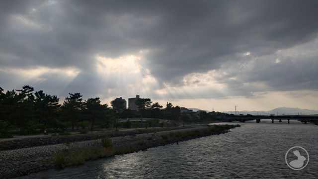 朝霧橋・下流の眺め