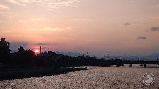 朝霧橋・下流の眺め